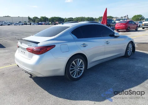 2018 Infiniti Q50 3.0T Luxe from USA, damaged, VIN JN1EV7AP1JM591822